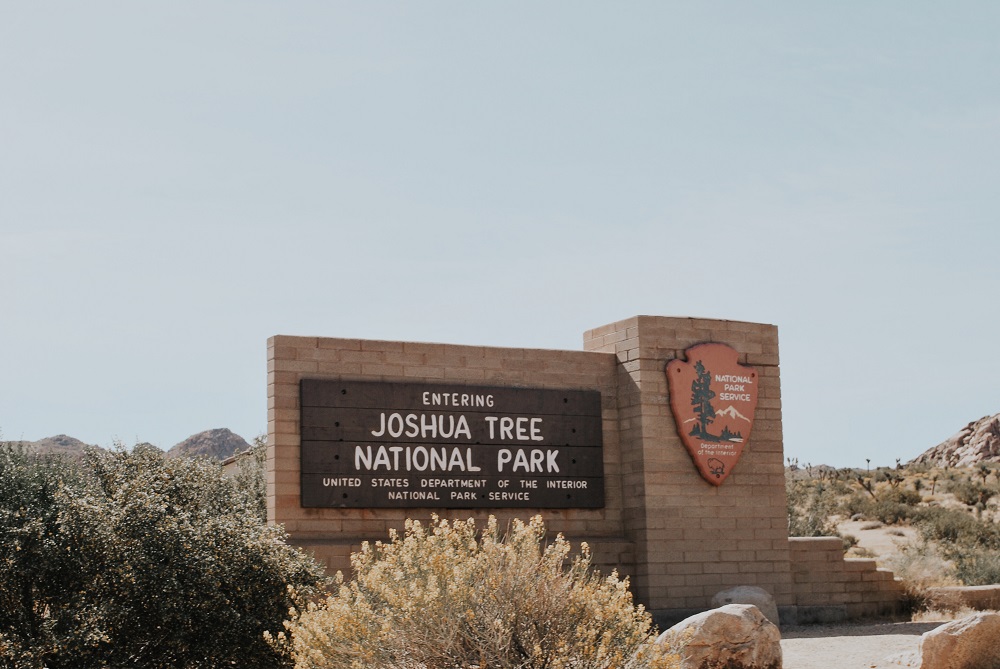 Joshua Tree National Park Entrance Sign