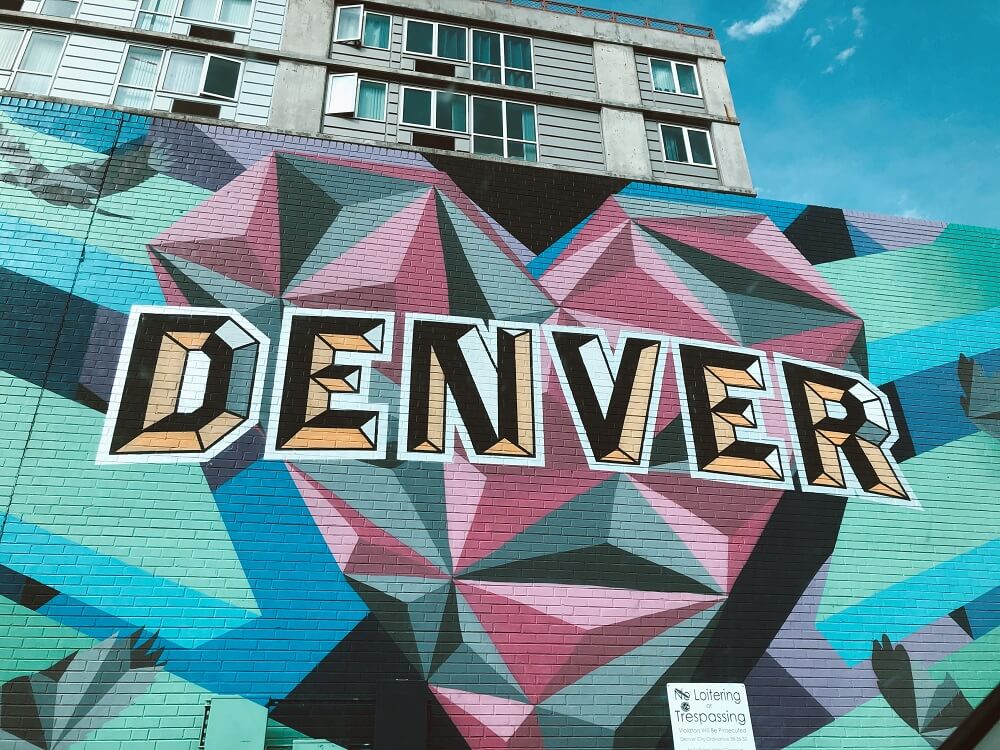 Wall mural and street art in Denver Colorado